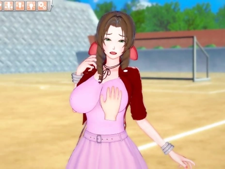 [Hentai Game Koikatsu! ]Have sex with Big tits FF7 Aerith.3DCG Erotic Anime Video.