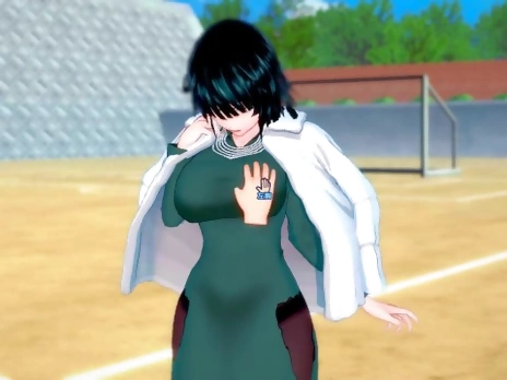 [Hentai Game Koikatsu! ]Have sex with Big tits One Punch Man Fubuki3DCG Erotic Anime Video.