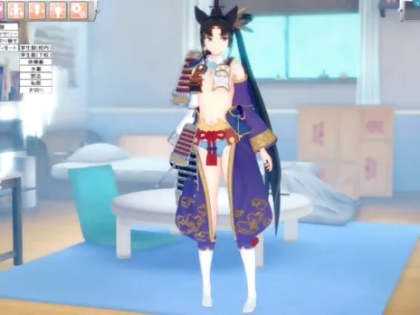 [Hentai Game Koikatsu! ]Have sex with Fate Big tits Ushiwakamaru.3DCG Erotic Anime Video.