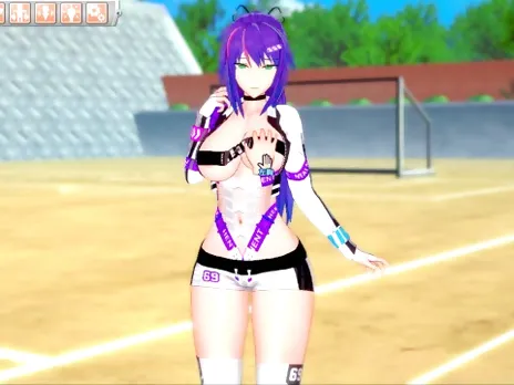 [Hentai Game Koikatsu! ]Have sex with Big tits Vtuber Projekt Melody.3DCG Erotic Anime Video.