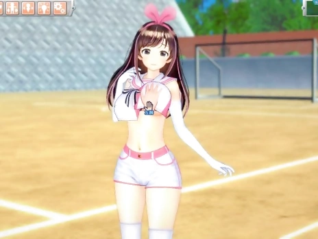 [Hentai Game Koikatsu! ]Have sex with Big tits Vtuber Kizuna AI.3DCG Erotic Anime Video.