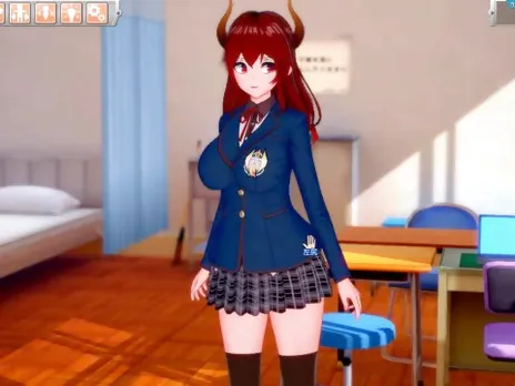 [Hentai Game Koikatsu! ]Have sex with Big tits Vtuber Dola.3DCG Erotic Anime Video.