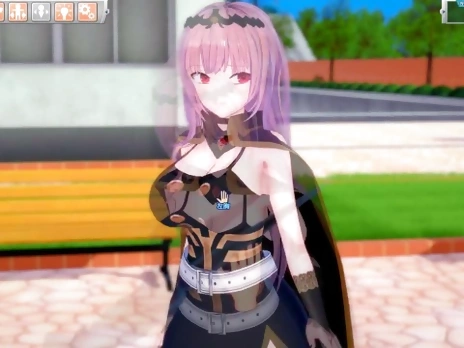 [Hentai Game Koikatsu! ]Have sex with Big tits Vtuber Mori Calliope.3DCG Erotic Anime Video.
