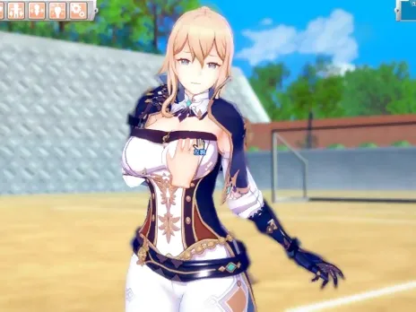 [Hentai Game Koikatsu! ]Have sex with Big tits Genshin Impact Jean.3DCG Erotic Anime Video.