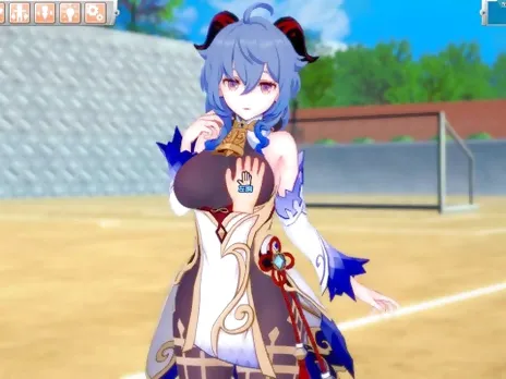[Hentai Game Koikatsu! ]Have sex with Big tits Genshin Impact Ganyu.3DCG Erotic Anime Video.