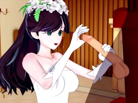 MAHOUKA KOUKOU NO RETTOUSEI WEDDING DRESS FUJIBAYASHI KYOUKO (3D HENTAI)