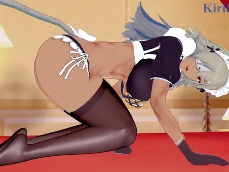 Ghislaine Dedoldia and I have intense sex in the bedroom. - Mushoku Tensei Hentai