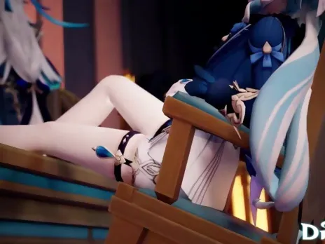 Furina Genshin Impact Compilation 3D Hentai Dragk Animation Aether Neuvillette