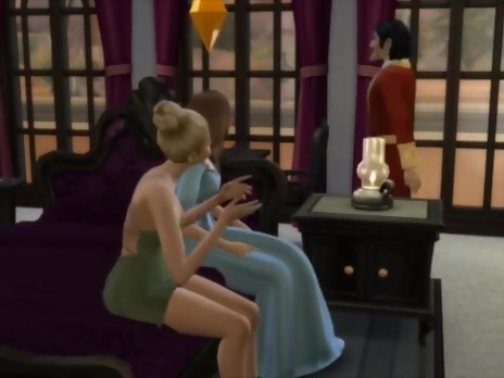 Wendy and Tinkerbell SEDUCE AND FUCK Captain Hook