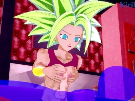 Kefla(SSJ) and I have deep sex in a secret room. - Dragon Ball Super Hentai