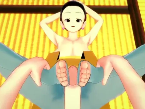 Hentai POV Feet Dragon Ball Chi-Chi