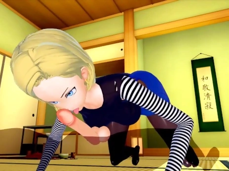 DRAGON BALL ANDROID 18 3D HENTAI ANIMATION
