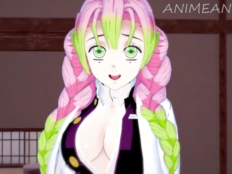 Mitsuri Kanjori Gets Fucked by Tanjiro Kamado Until Creampie - Demon Slayer Anime Hentai 3d