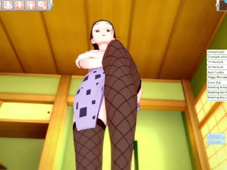 Hentai POV Feet Demon Slayer Hinatsuru Uzui