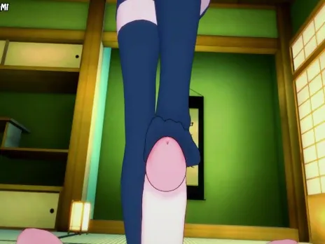 All Girls From Naruto Give You A Footjob Hentai POV