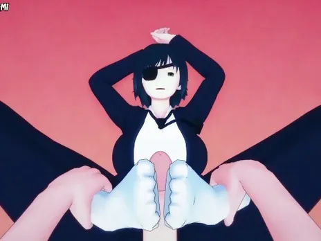 Chainsaw Man Himeno Gives You A Footjob Hentai POV