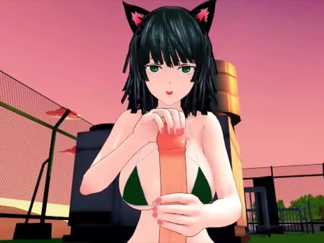 CAT GIRL ONE-PUNCH MAN FUBUKI 3D HENTAI