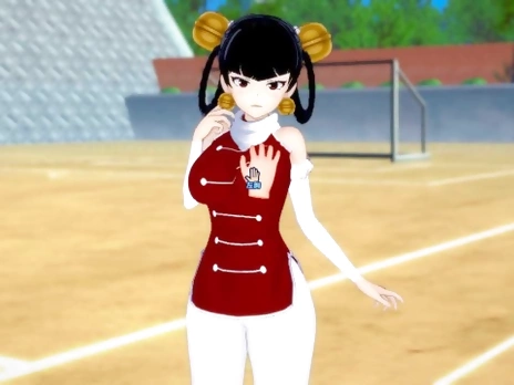 [Hentai Game Koikatsu! ]Have sex with Big tits One Punch Man Lin Lin.3DCG Erotic Anime Video.