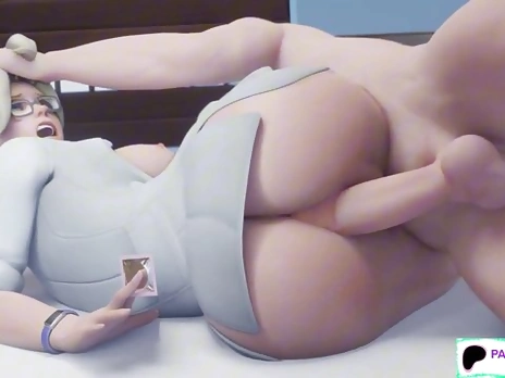 MERCY HOT FUCK ON THE WORK OVERWATCH HENTAI ANIMATION