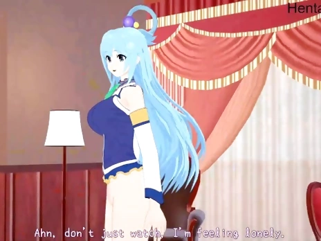 Aqua is Riding you Konosuba Hentai Uncensored