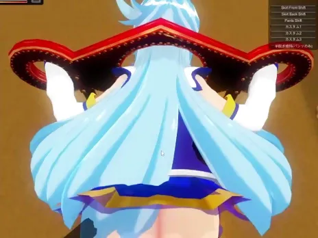 bdsm with aqua from konosuba hard anal