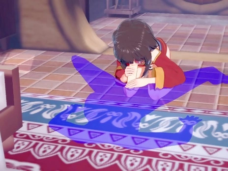 KonoSuba Hentai - Megumin blowjob and cum in her mouth