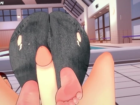 Marin Kitagawa Gives You a Footjob To Train Her Sexy Body! My Dress-Up Darling Feet Hentai POV
