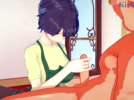 Sh?ko Komi and the old man have intense sex in the living room. - Komi Can't Communicate Hentai