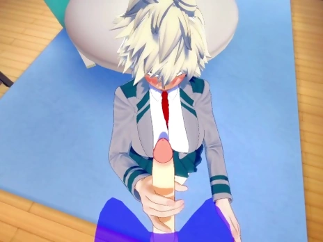 My Hero Academia Hentai - Mitsuki Bakugo POV handjob, boobjob & fucked