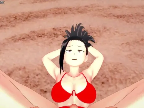 Momo Yaoyorozu Gives You a Footjob At The Beach! My Hero Academia POV