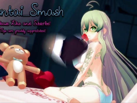 Cute maid Ai Hayasaka fingers her pussy during her break - Love is War Hentai.