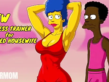 Married Housewife Fucked Hard with Her Fitness Trainer. Cartoon Parody. Hentai