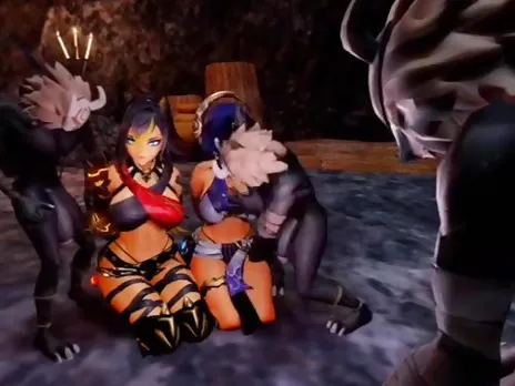 Geshin Impact - MILF Orgy