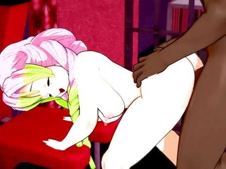 Hentai anime 3D Kimetsu no Yaiba, the most lascivious side of Mitsuri