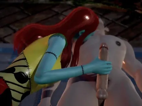 Horror 3D Porn - Sally gets creampied