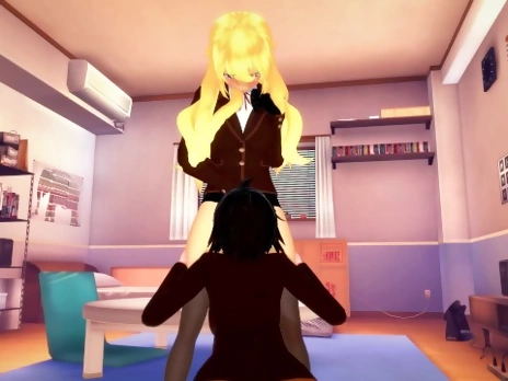 (3D Hentai)(RWBY)(Futa)(Anal) Ruby x Yang