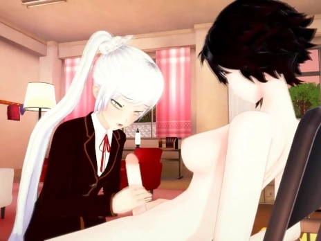 (3D Hentai)(Futa)(RWBY) Ruby Rose X Weiss Schnee
