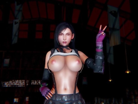 POV - Crazy fuck Tifa's big ass