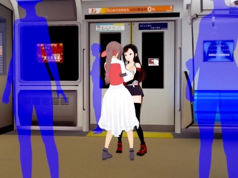 (3D Hentai)(Lesbian)(Final Fantasy 7) Aerith x Tifa