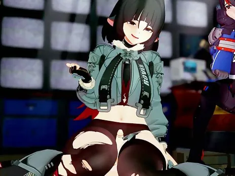 Jane Doe Thigh Job ?? Zenless Zone Zero ?? Hentai Animation