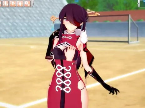 [Hentai Game Koikatsu! ]Have sex with Big tits Genshin Impact Beidou.3DCG Erotic Anime Video.