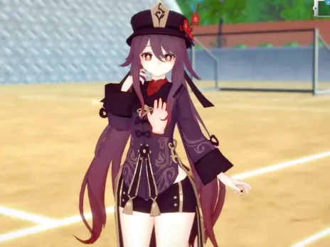 [Hentai Game Koikatsu! ]Have sex with Big tits Genshin Impact HuTao.3DCG Erotic Anime Video.