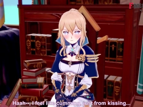 Jean Come to her office to fuck / Genshin impact / Hentai uncensored