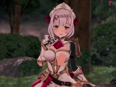 Noelle having sex in the forest / Genshin Impact
