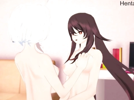 Yuri/3P Furina x Hutao Genshin Impact Hentai Uncensored