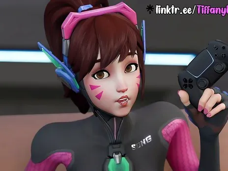 DVa Gives Footjob to Gamer