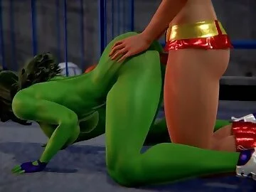 Futa - Anal - Supergirl x She Hulk
