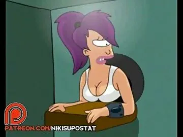 Futurama porn - turanga leela fucked in sex box and creampie by fry