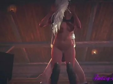 Final Fantasy XIV Hentai - Fran Is Fucked in a Bar