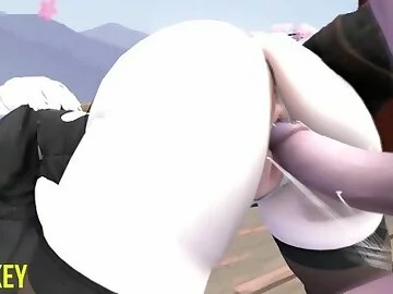 SFM YORHA 2B WANTED TO FIGHT THE WITCHER, BUT WAS FUCKED (Nier Automata)
